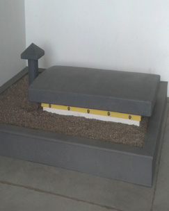 Tornado Shelter Installed, Installed Tornado Shelters, Installed Storm Shelter, Storm Shelter by Lake, High Water Table Storm Shelter, Tornado Shelter can be installed in high water table area